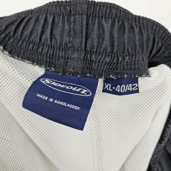 Vintage SideOut Board Shorts Mens Extra Large Dragon Flames Swim Trunks Y2K XL - Picture 7 of 8